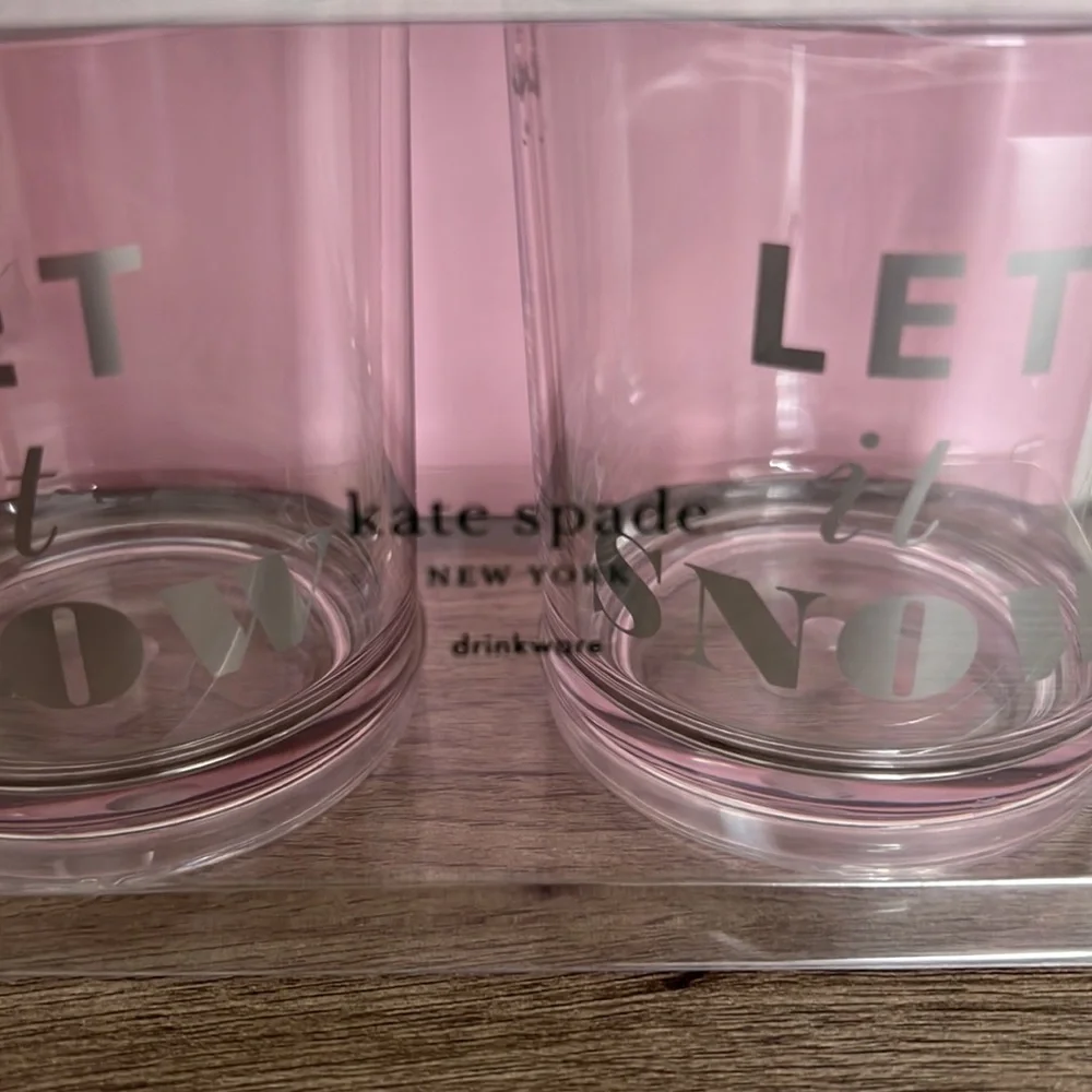 Kate Spade🌨Let It Snow🌨2 Pack Cups
